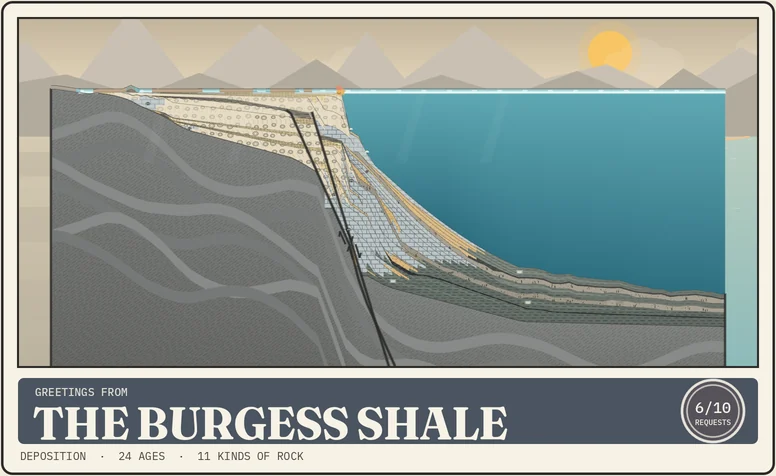 Postcard from The Burgess Shale